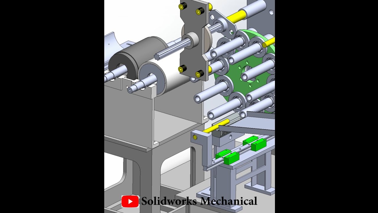 Auto Machine | Industrial design | |SolidWorks| |Mechanical | @DesignWithAjay #Shorts #tech