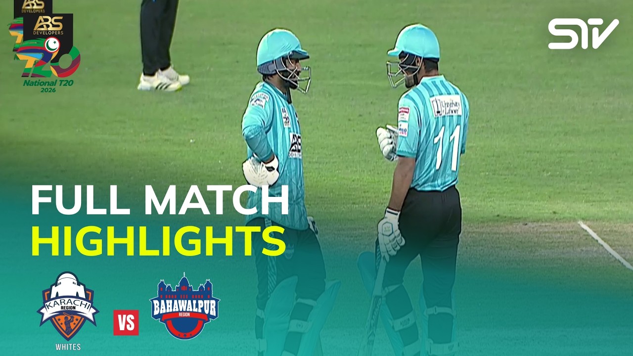 Full Match Highlights | Karachi VS Bahawalpur | Match 05 |ABS Developers National T20Cup2026 |MZA1U
