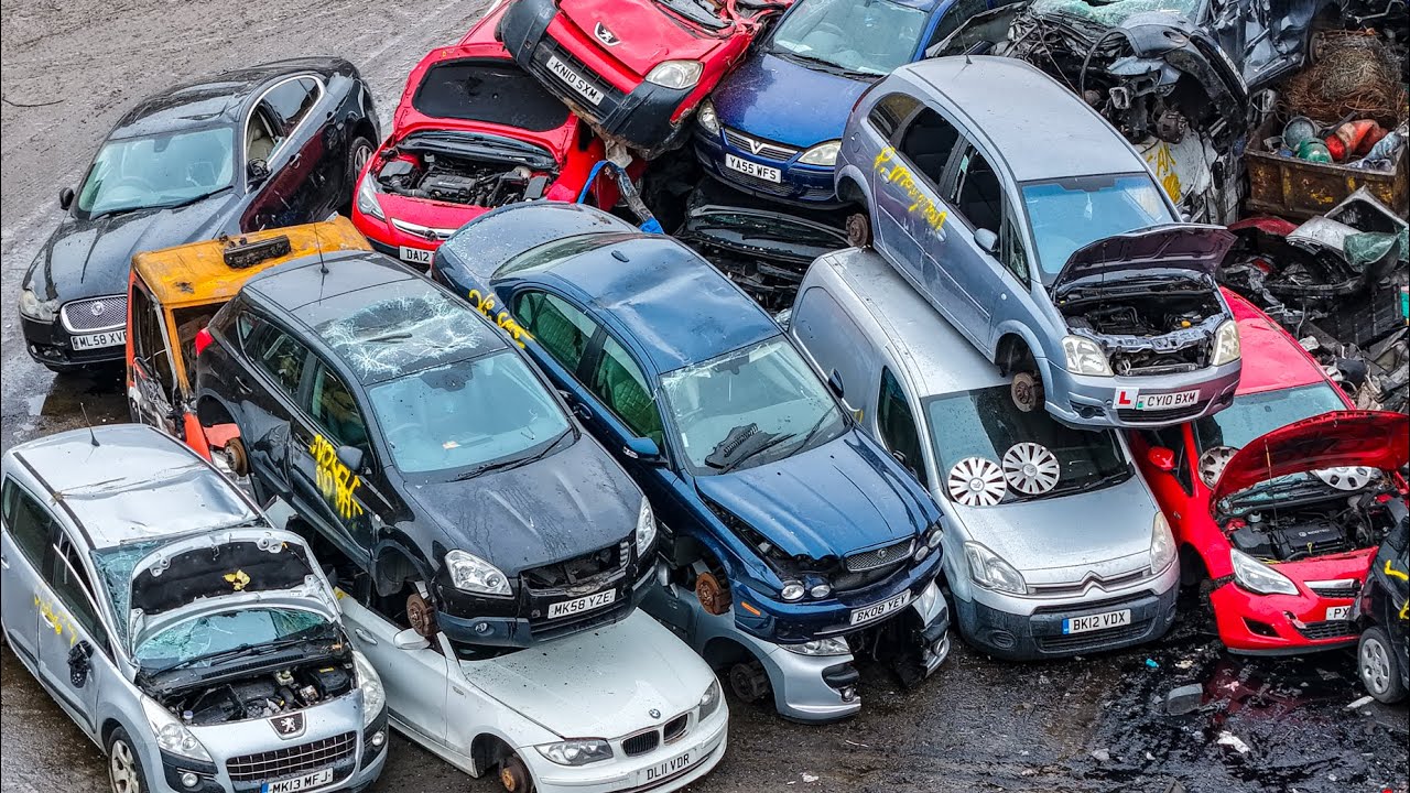 From Luxury to Scrap – 3 Jaguars, BMWs & Audis in the SCRAP PILE!