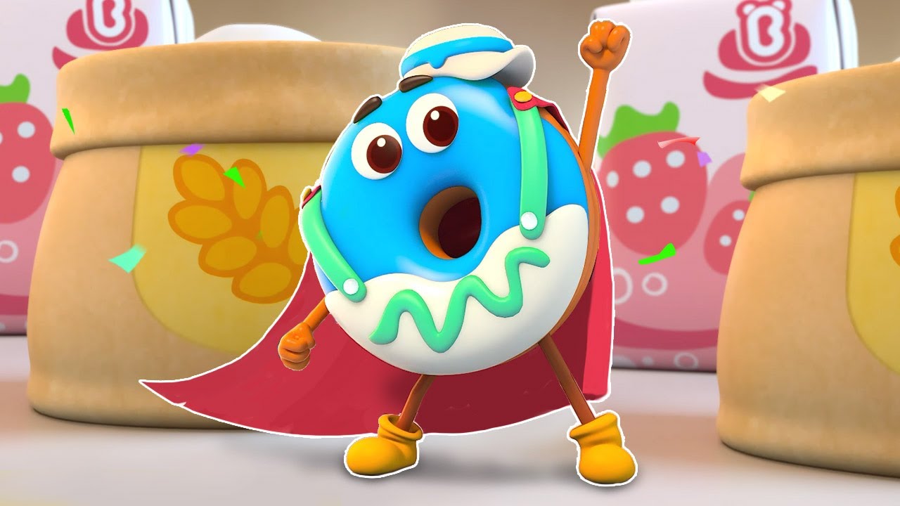 I'm Super Donny | Yummy Foods Family | Kids Cartoon | BabyBus TV