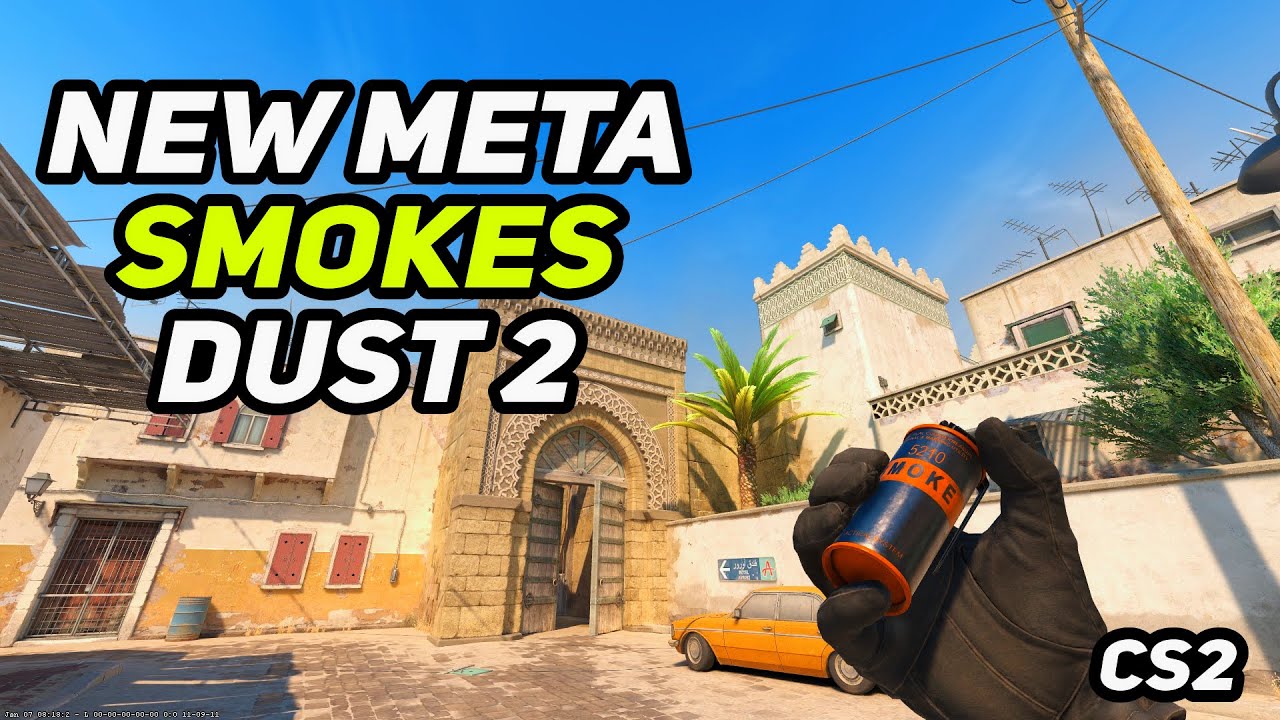 CS2 Dust 2 - Мета-дымовые гранаты для победы в играх