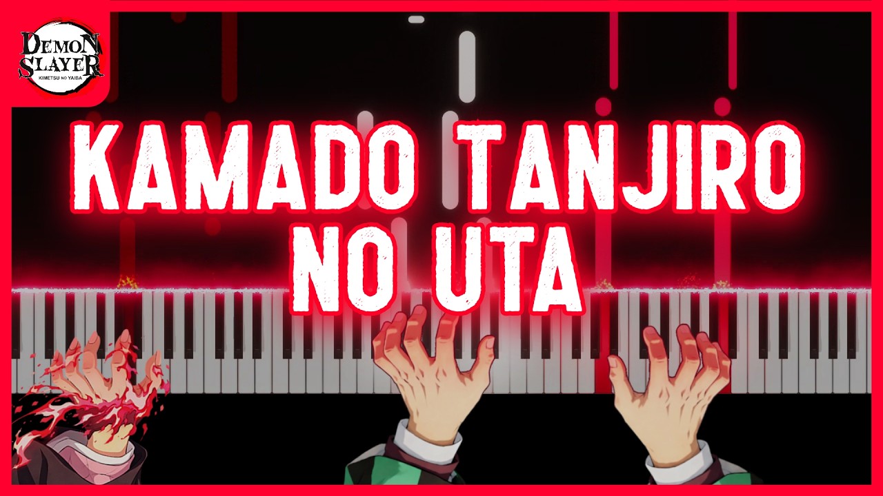 🎹 Demon Slayer - 🔥🩸 Kamado Tanjiro no Uta | 3 HANDS Piano Cover