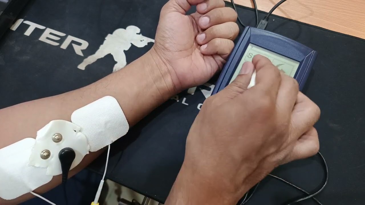 Electromyography (EMG) Biofeedback using Myotrac Infiniti SA9800 | Dr. Syed Ali Hussain PT PhD