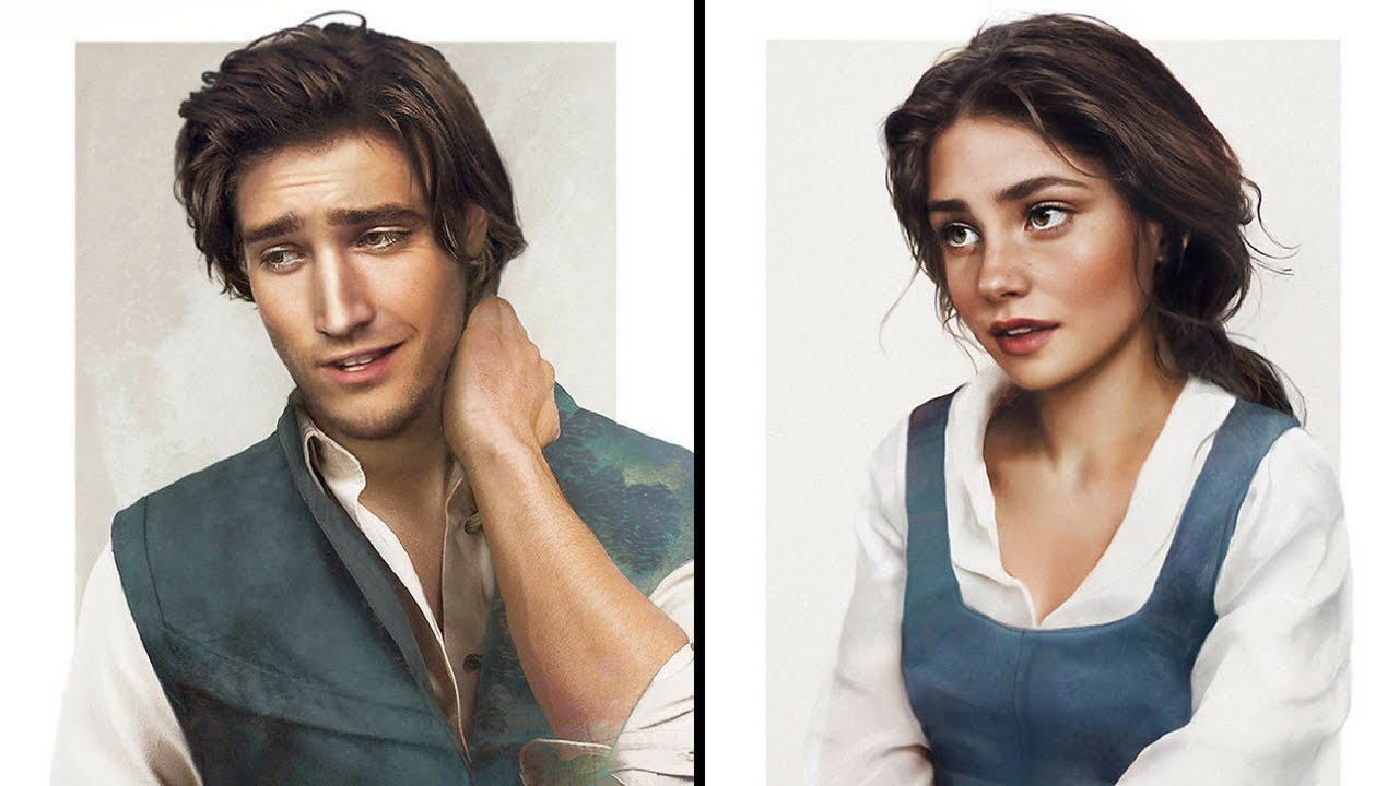 Artist Reimagines Disney Characters As Real People, And Men Will Be Glad Prince Adam Doesn’t Really
