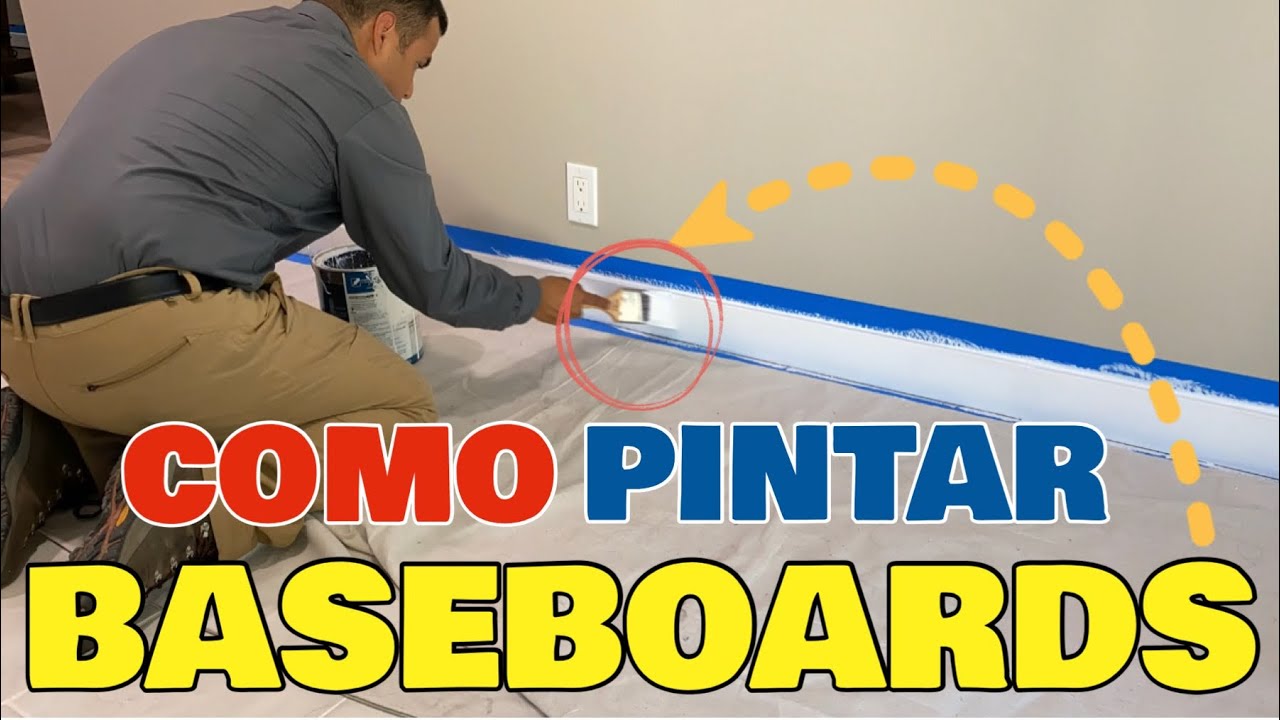 Como Pintar Baseboards o Moldura Interior F&aacute;cil y Sencillo