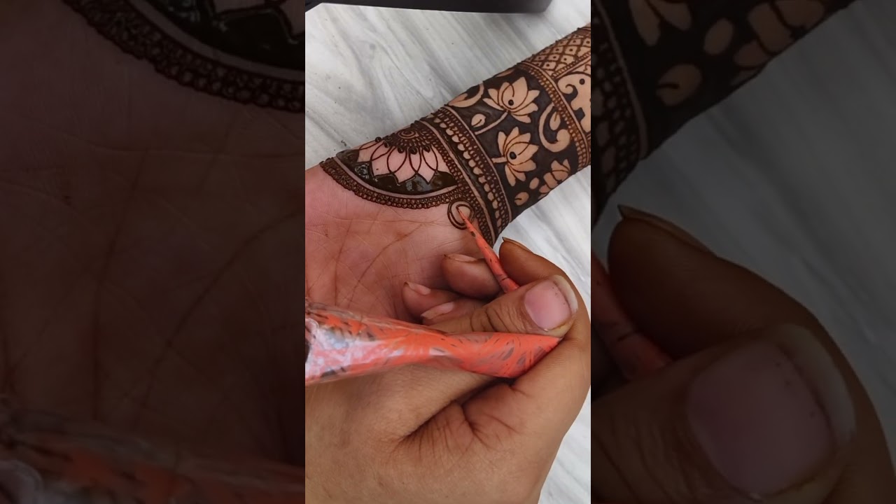 Front mehndi design step by step.....#mehndi #youtubevideo #explorepage #foryou @sunithasmehndiart  
