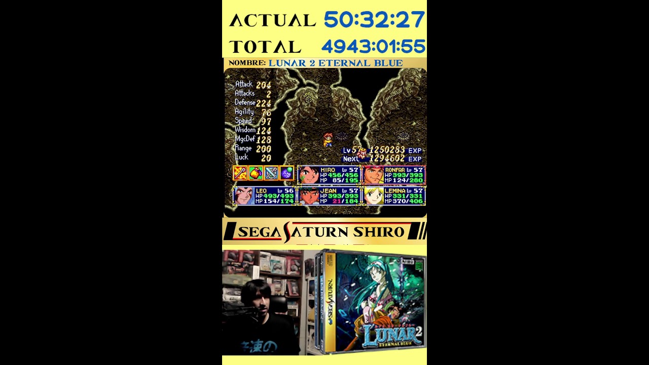 (Vertical) SSS 429 Lunar 2 Eternal Blue | Parte 8 | Sega Saturn Shiro #Sega #815
