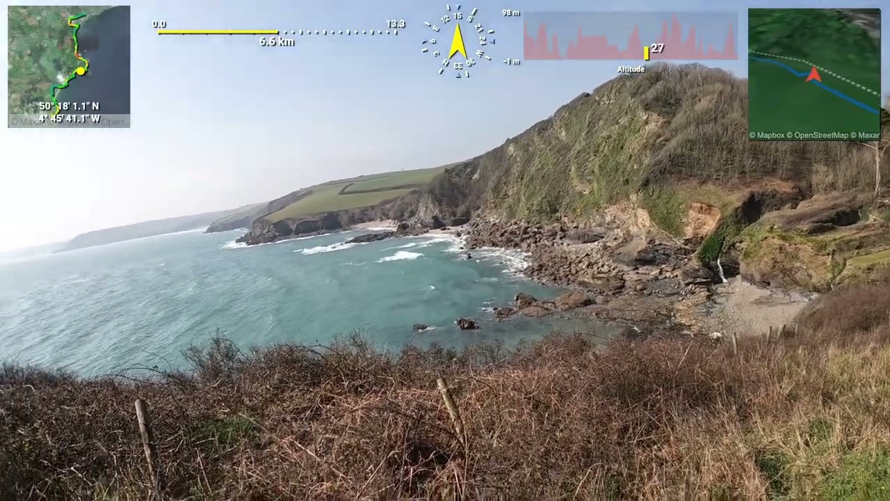 SWCP Day -25 Mevagissey to Charlestown HD 1080p