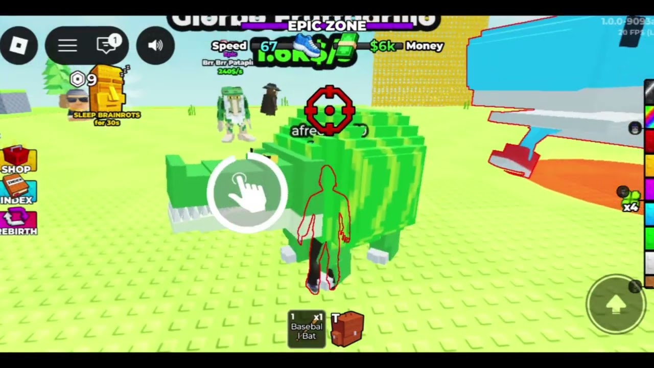 Roblox but I am playing climb for brainrot 