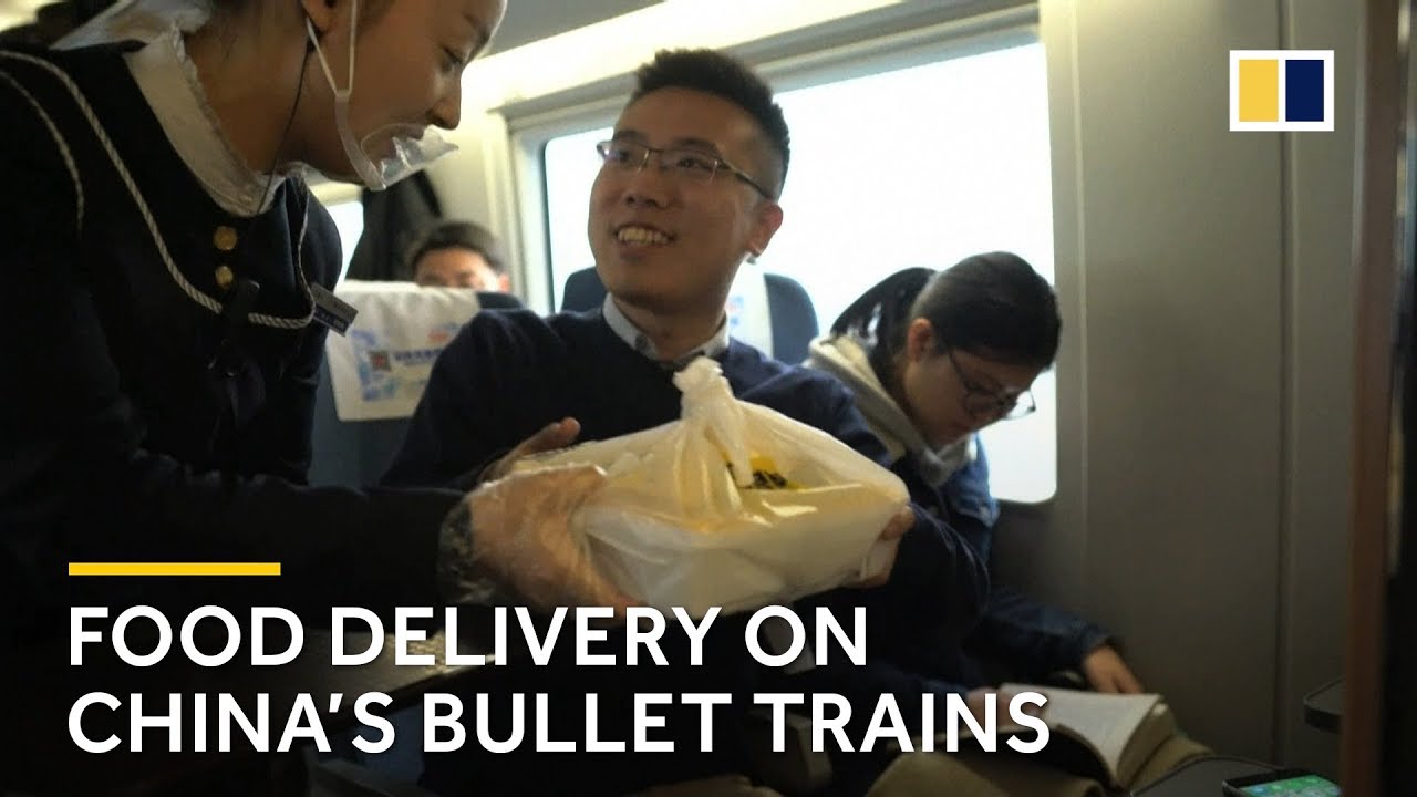 China high-speed train: food deliveries come right to your seat