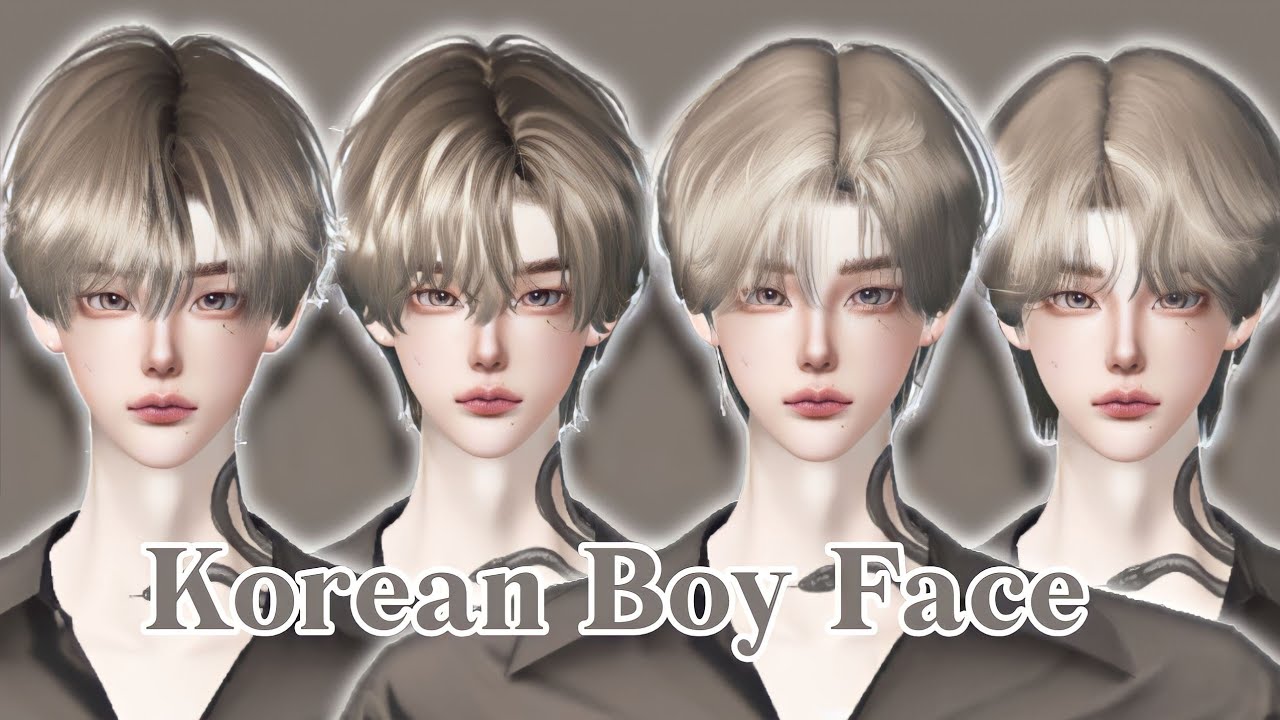 Zepeto Face Tutorial Korean Boy Face [ Oplas Zepeto ] Zepeto Boy Face Tutorial