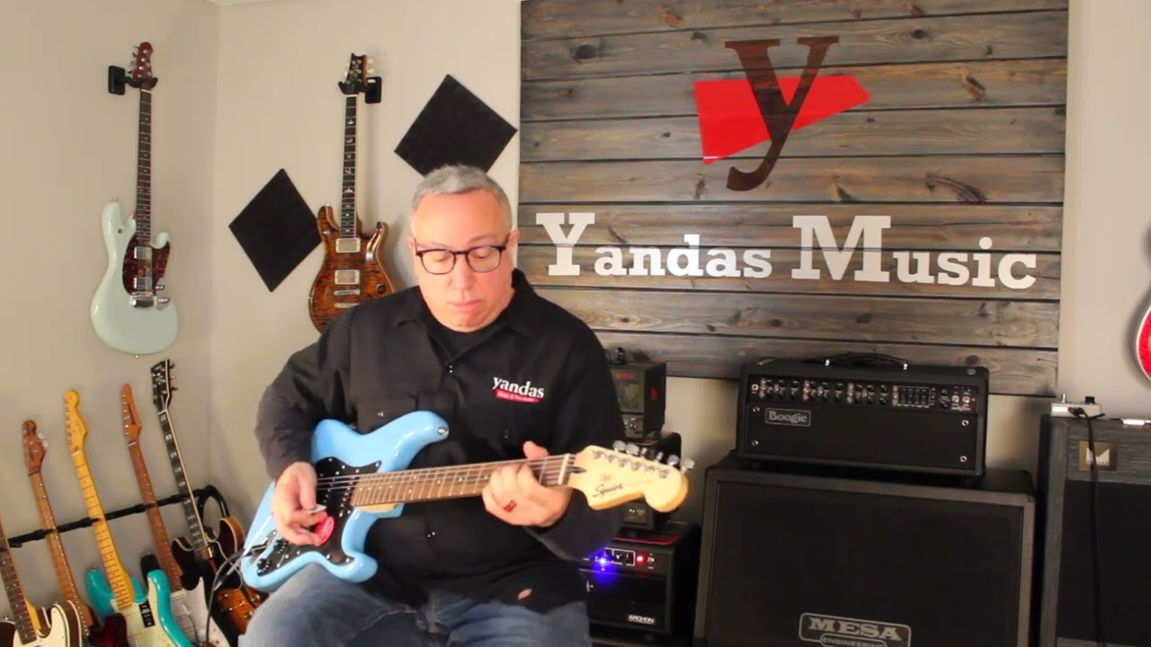 Squier Sonic Strat (SSS) Tone Lounge Demo