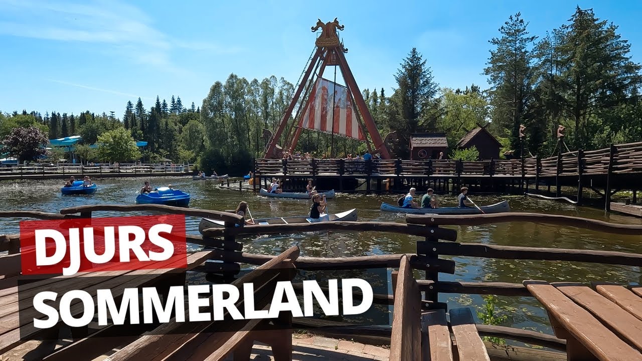 Djurs Sommerland Summer Walking Tour - Awesome Roller Coasters