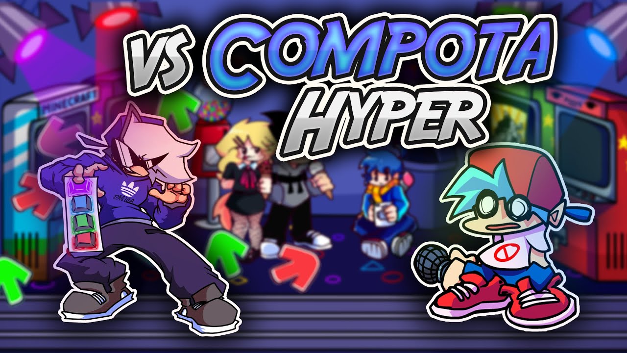 &iquest;&iquest; ME HICIERON UN MOD DE FNF ?? / Hyper Compota's Funkin' ( Vs CompotaHyper) HARD FULL WEEK