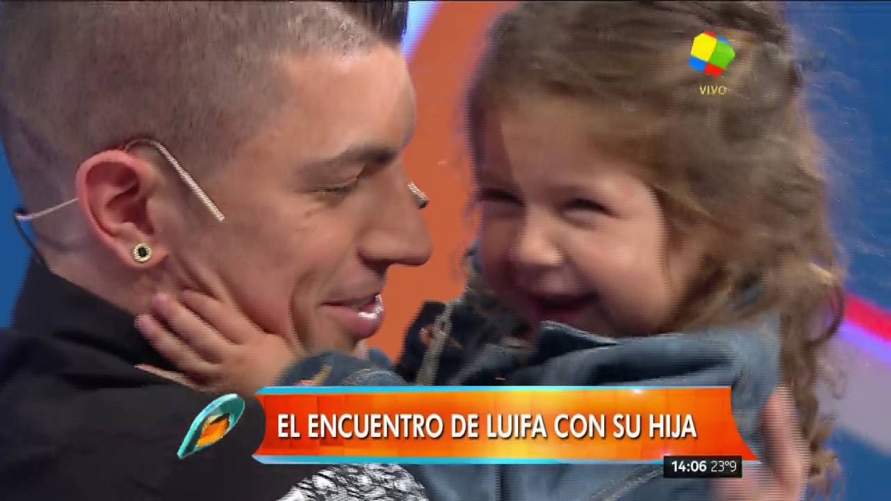 Luifa se reencontró con su hija en vivo