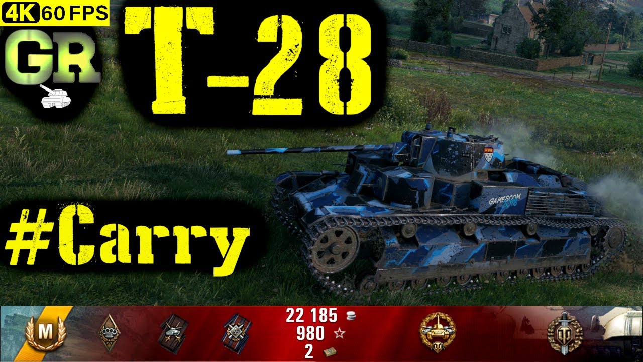World of Tanks T-28 Replay - 6 Kills 1.5K DMG(Patch 1.4.1)