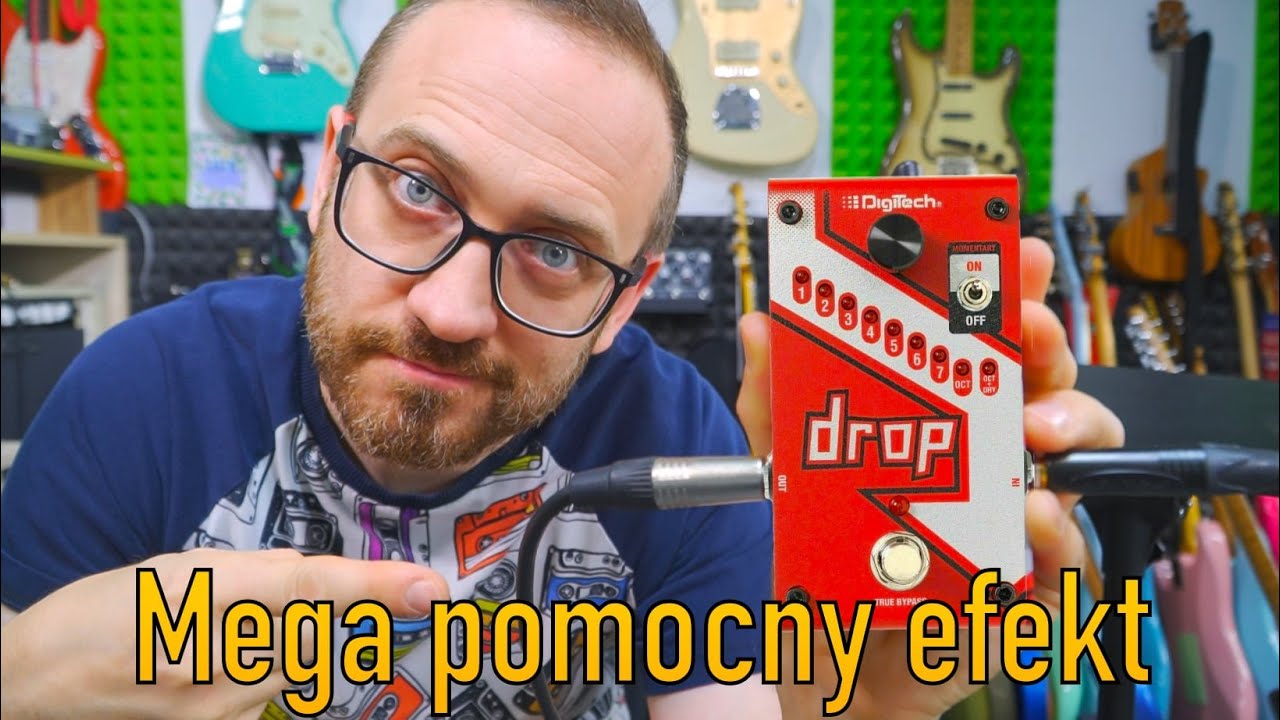 Koniec problem&oacute;w z przestrajaniem gitary! Digitech The Drop zrobi to za Ciebie!