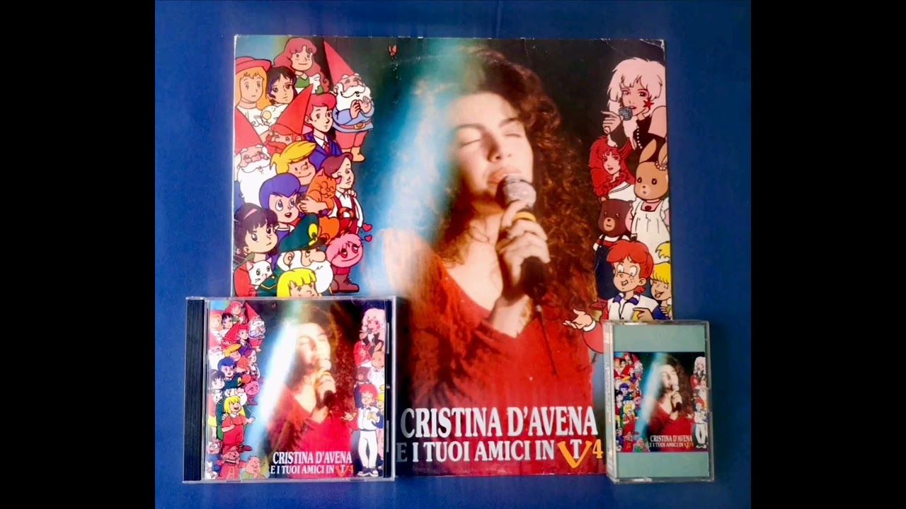 Cristina D'Avena e i Tuoi Amici in Tv.4: #AlbumCompleto CD 1990 #siglecartonianimati #grandisuccessi