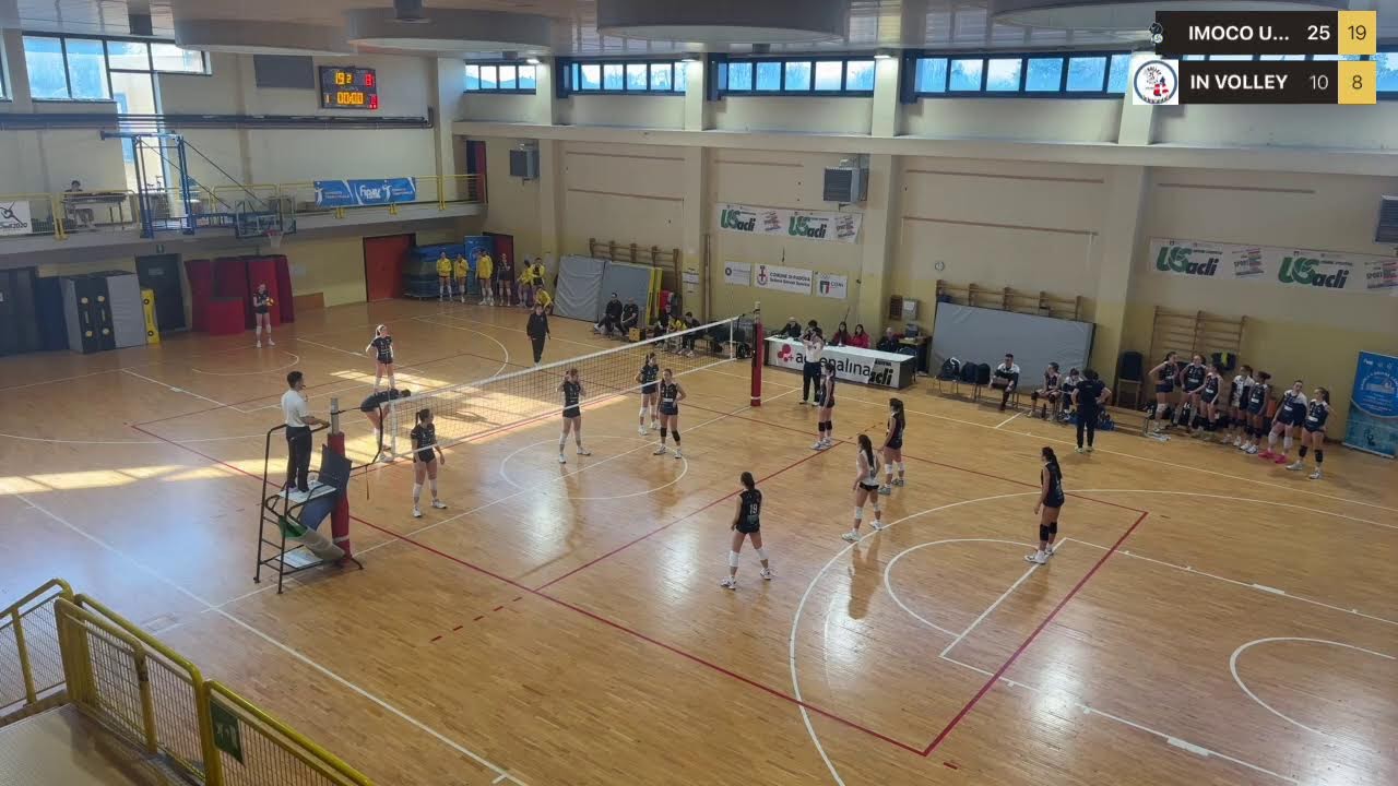 Live alimentato dall'app Swish Live
IMOCO U16 VS IN VOLLEY