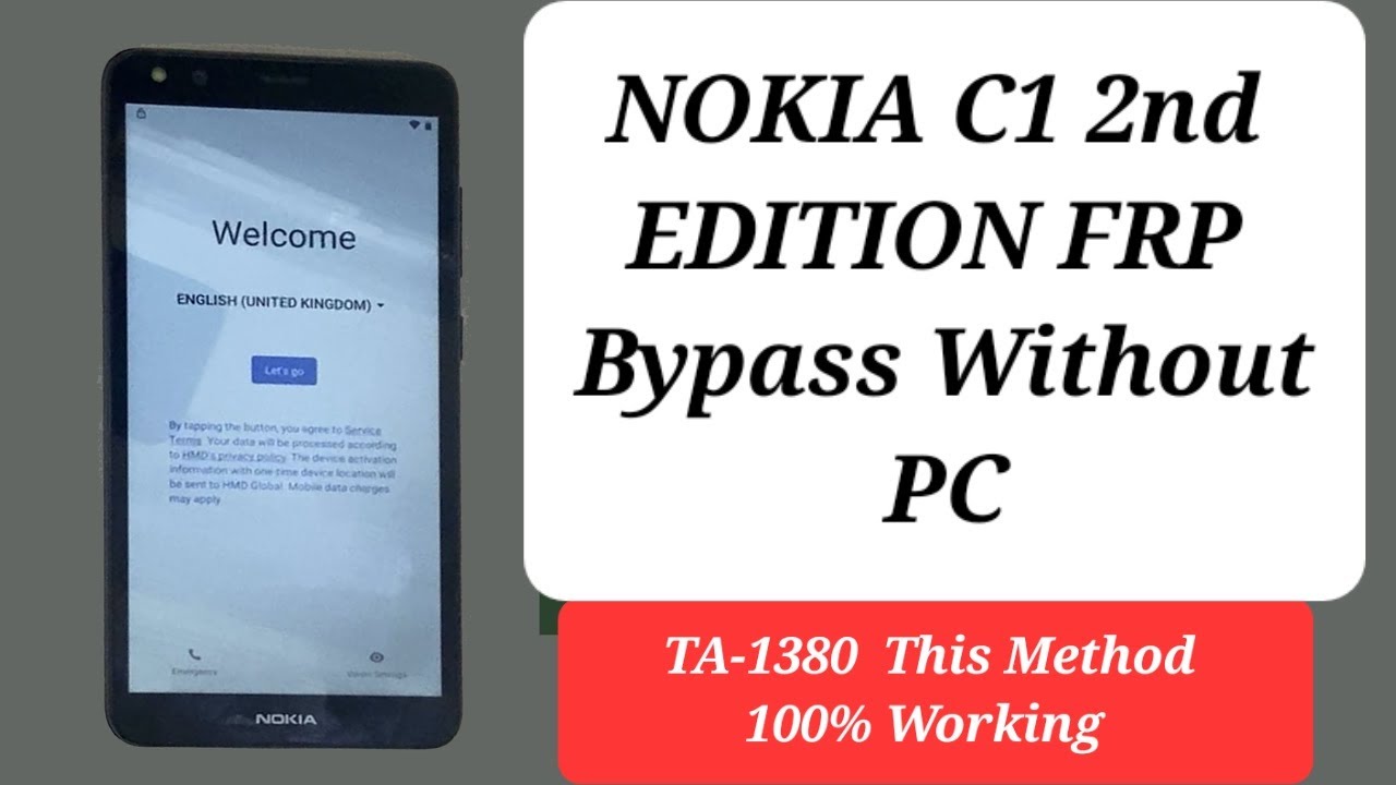 Nokia C1 2nd Edition Frp Bypass Without PC||TA-1380||New Security 2024 Easy Way Subscribe My Youtube
