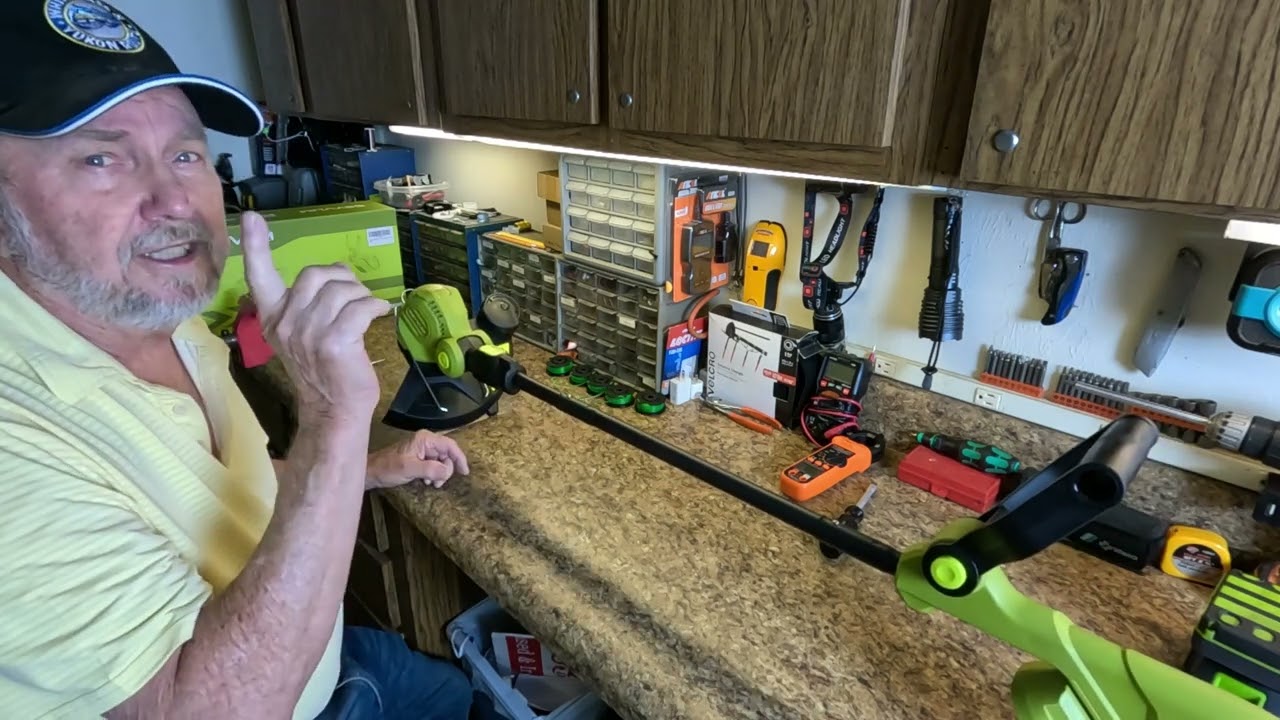Seyvum 2 in 1 String Trimmer and Edger with two Batteries is great