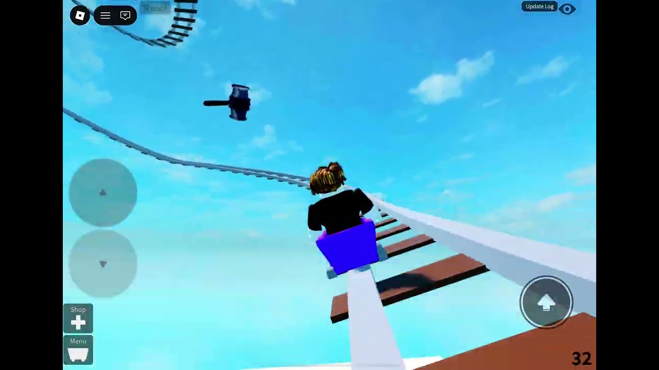 Create a cart ride | Vivaan drop the Tiny Cart off a high place (Roblox) 
