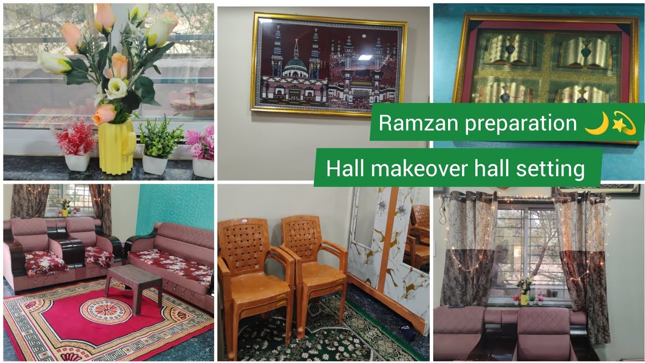 Hall makeover Ramzan preparation two daughters mom motivational routine vlog 