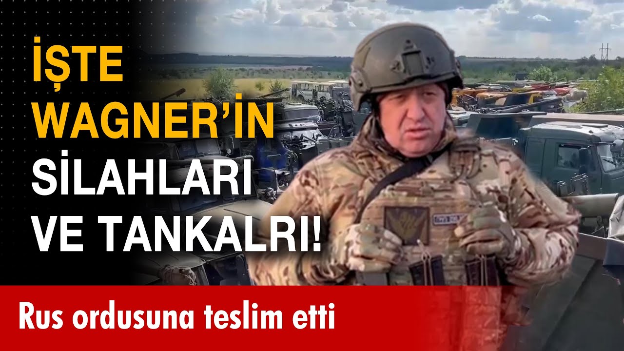Wagner mühimmatlarını Rus ordusuna böyle teslim etti
