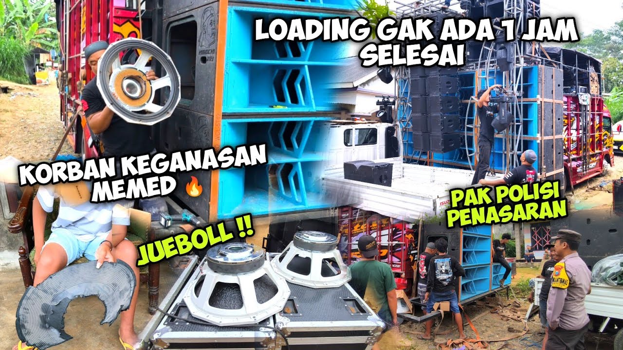 Korban Keganasan MEMED ☠️Daun Speaker nya Hilang..Brewog Loading Sat Set gak ada 1 jam Selesai 