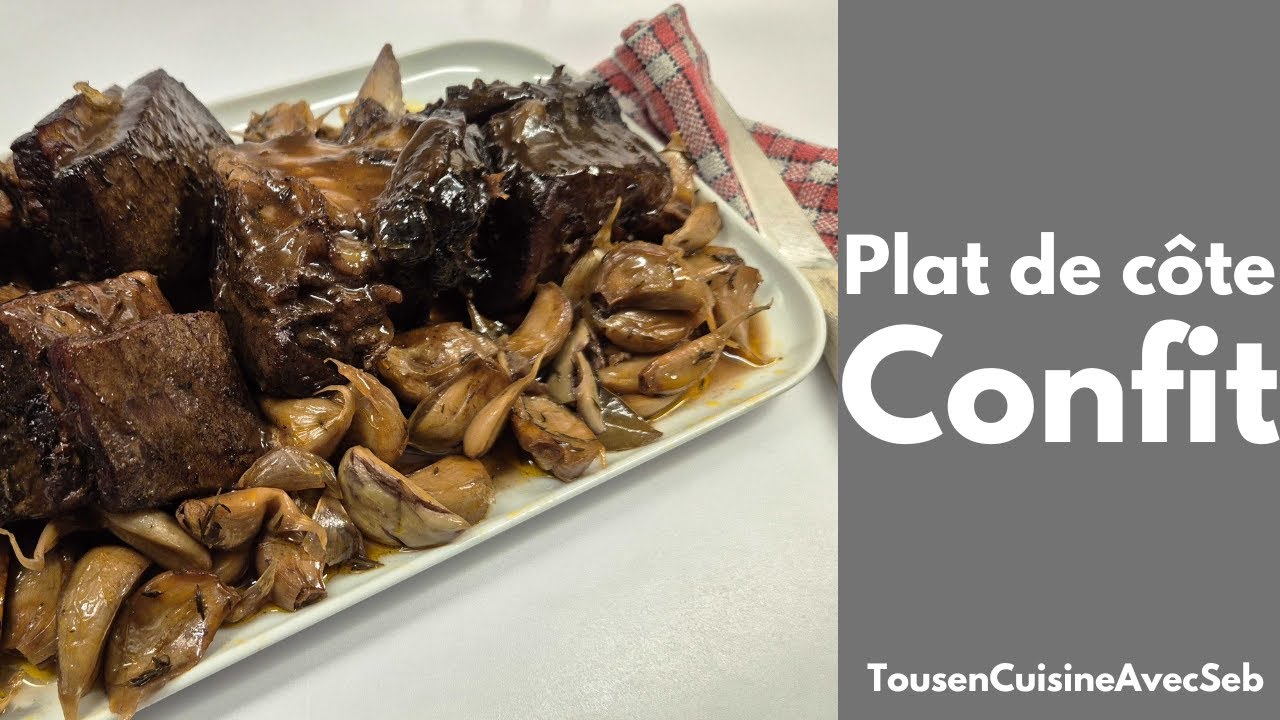 PLAT de CÔTE CONFIT (Tous en cuisine avec Seb)