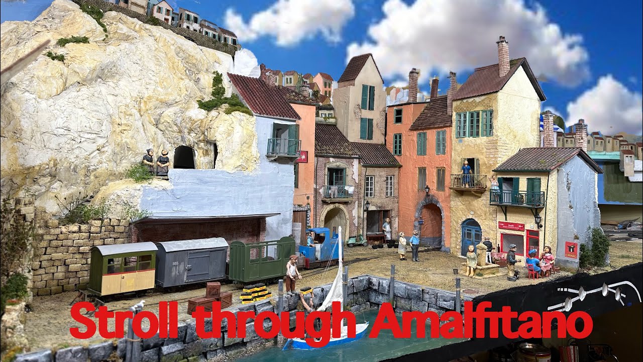 A Brief stroll through Amalfitano- a model railway in Gn15
