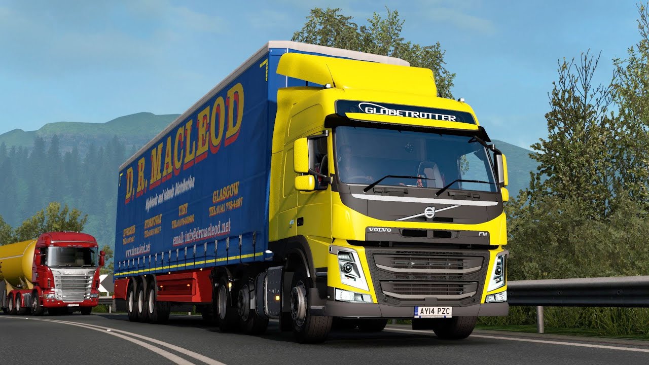 ETS2 1.38 ProMods 2.50 Volvo FM  Glasgow - Inverness