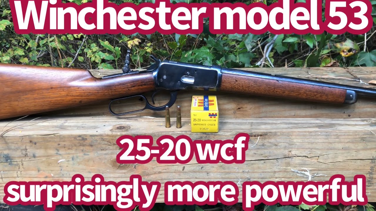 Обзор Winchester 53 в 25-20 WCF в баллистическом геле