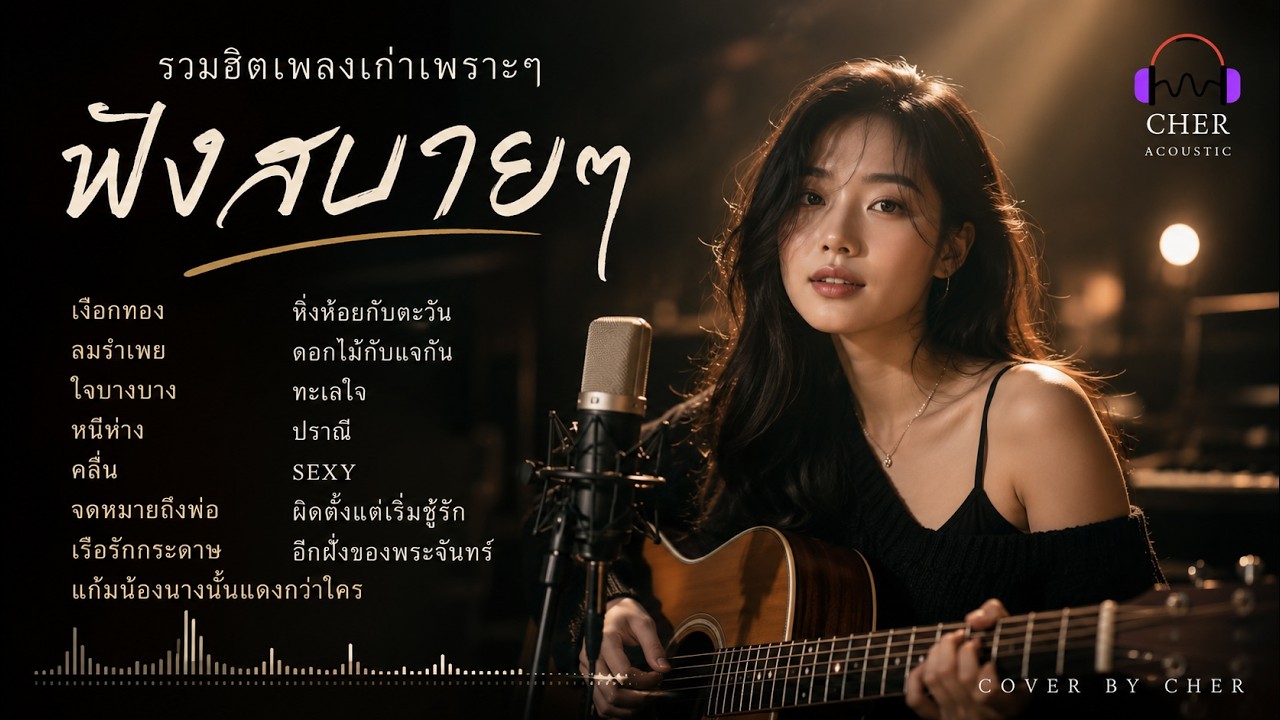 รวมฮิตเพลงเก่าเพราะๆ ฟังสบายๆ 🎶 Acoustic Cover ละมุนทั้งเพลย์ลิสต์ | CHER Acoustic