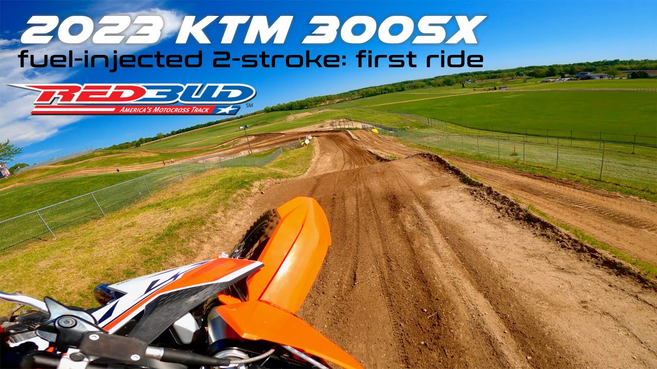 Shredding the ALL NEW 2023 KTM 300SX Fuel-Injected 2-Stroke!