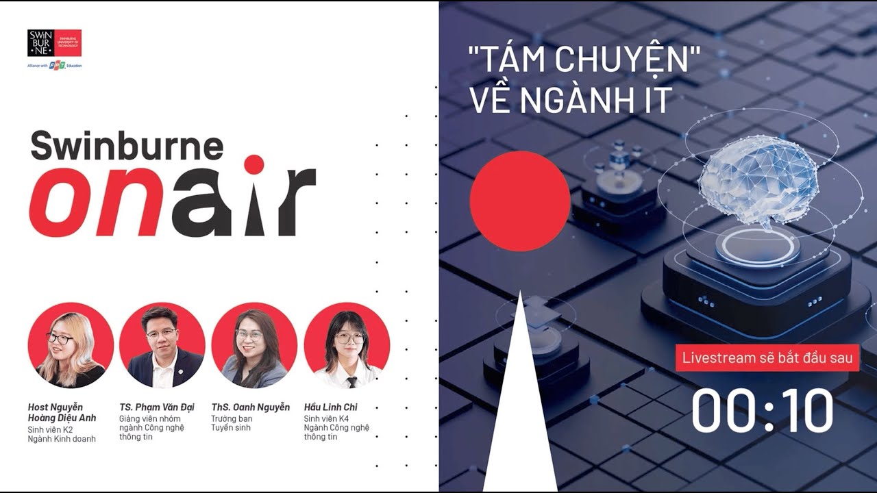 LIVESTREAM - SWINBURNE ON AIR 01: 