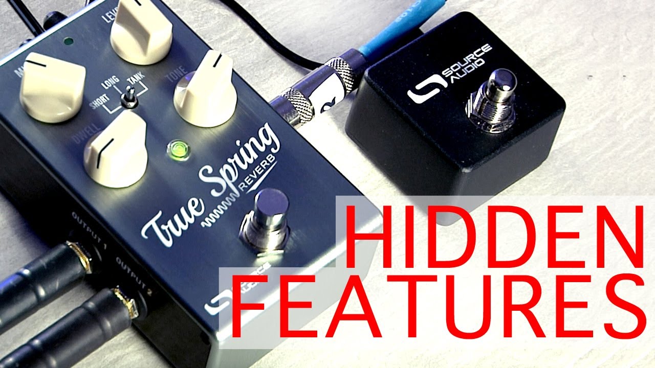 True Spring Reverb: Hidden Features