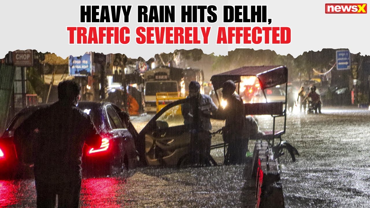 Delhi Rain Hits Hard: Waterlogging Disrupts Daily Life and Commute Across the Capital