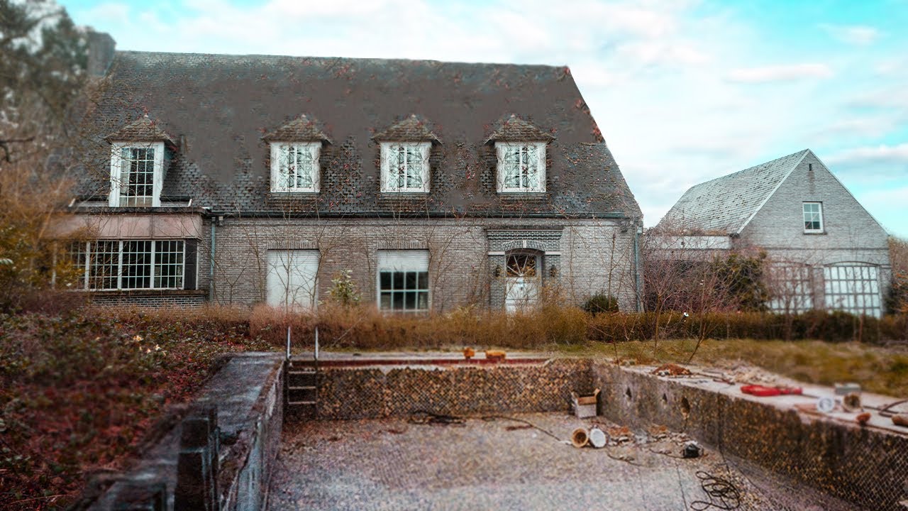 On a retrouvé la piscine de cette villa abandonnée ! ( Urbex )