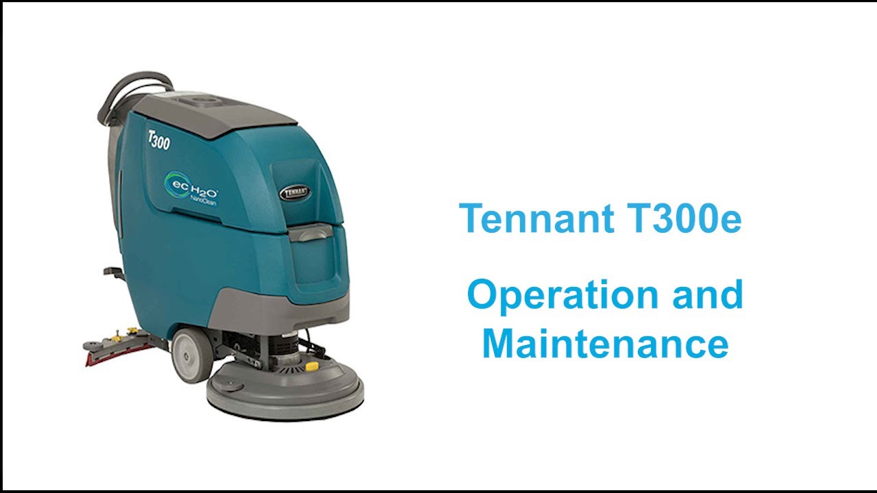 Cara Menggunakan Mesin Scrubber Dryer | Tennant T300e Automatic Scrubber