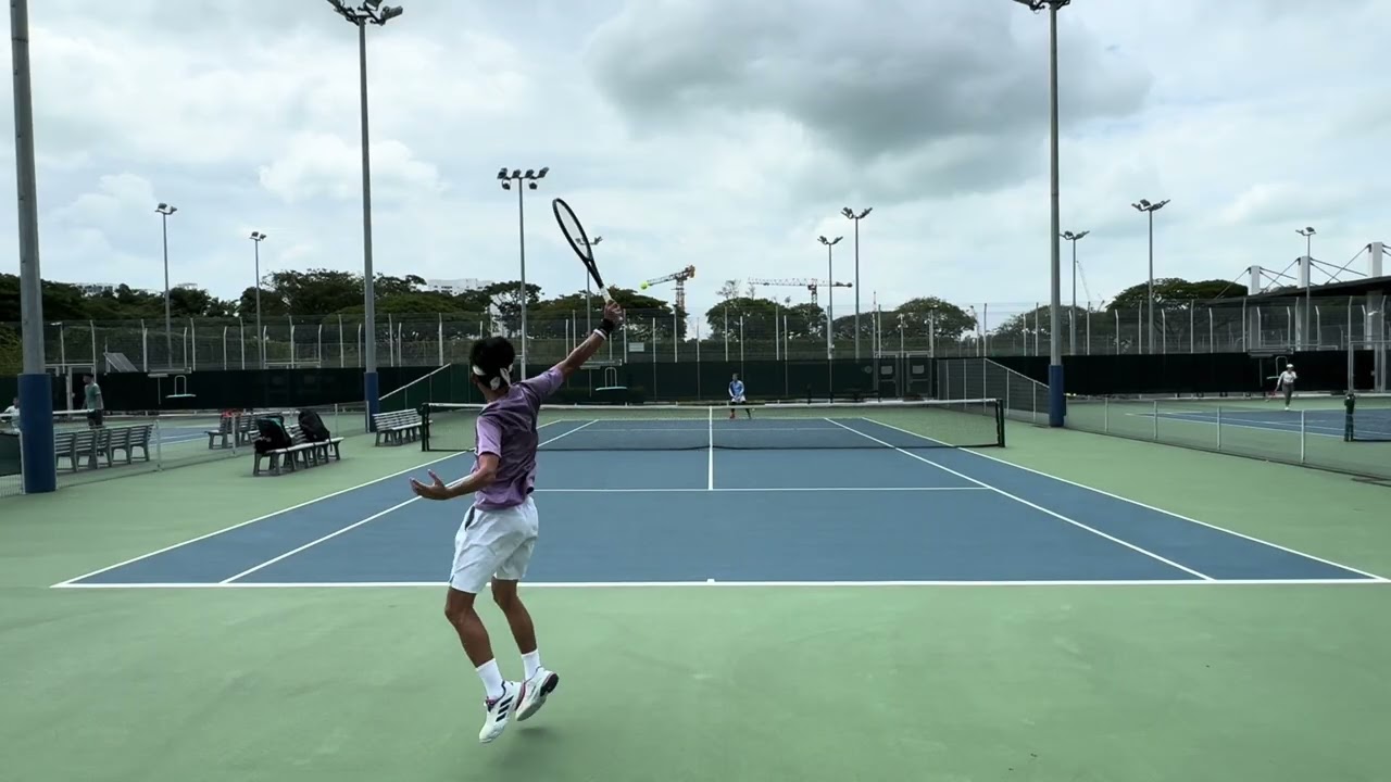 Ladder match with Marcus (@AsianTennisBoy)