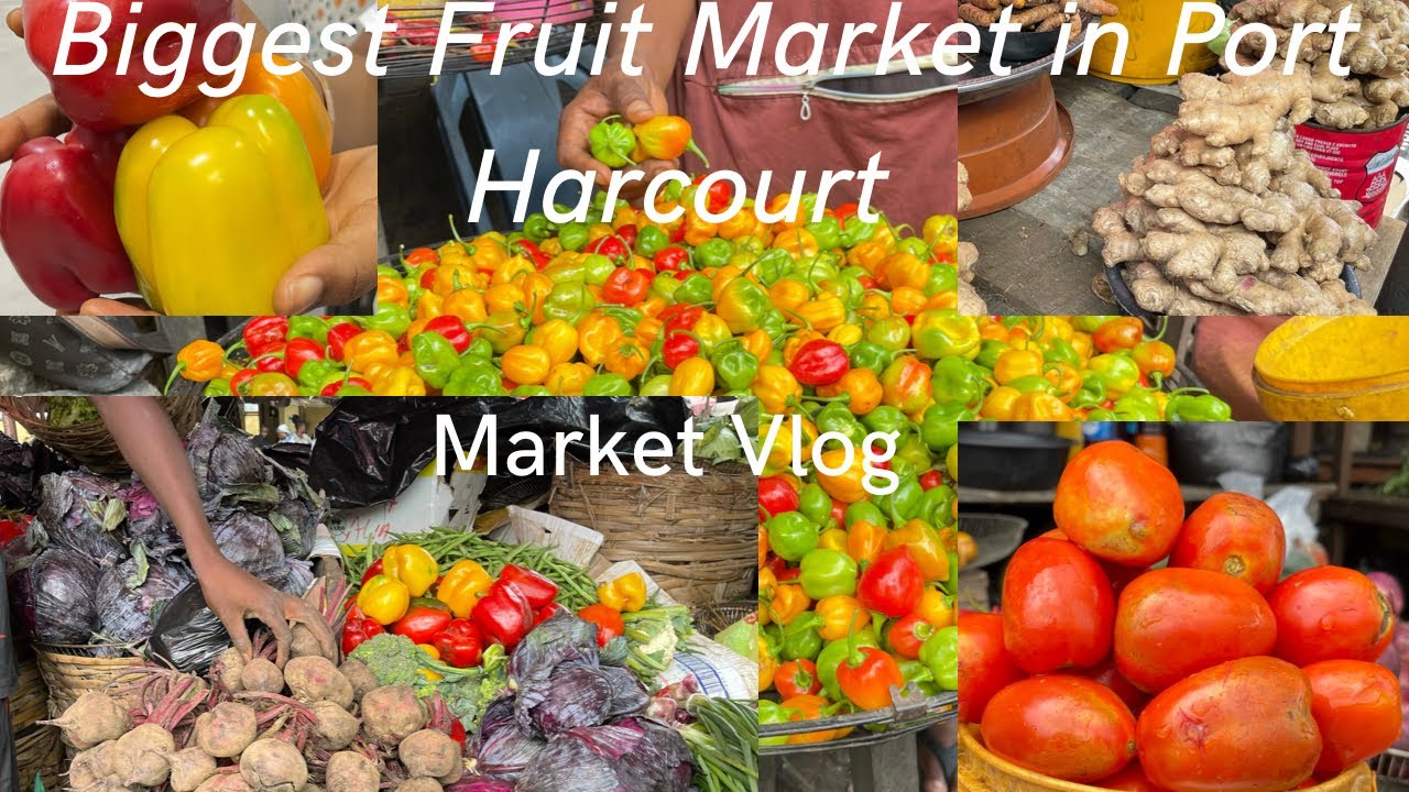 HOW I WENT SHOPPING AT PORT HARCOURT FRUIT GARDEN |VEGETABLE MARKET |MARKET VLOG #fruitgarden