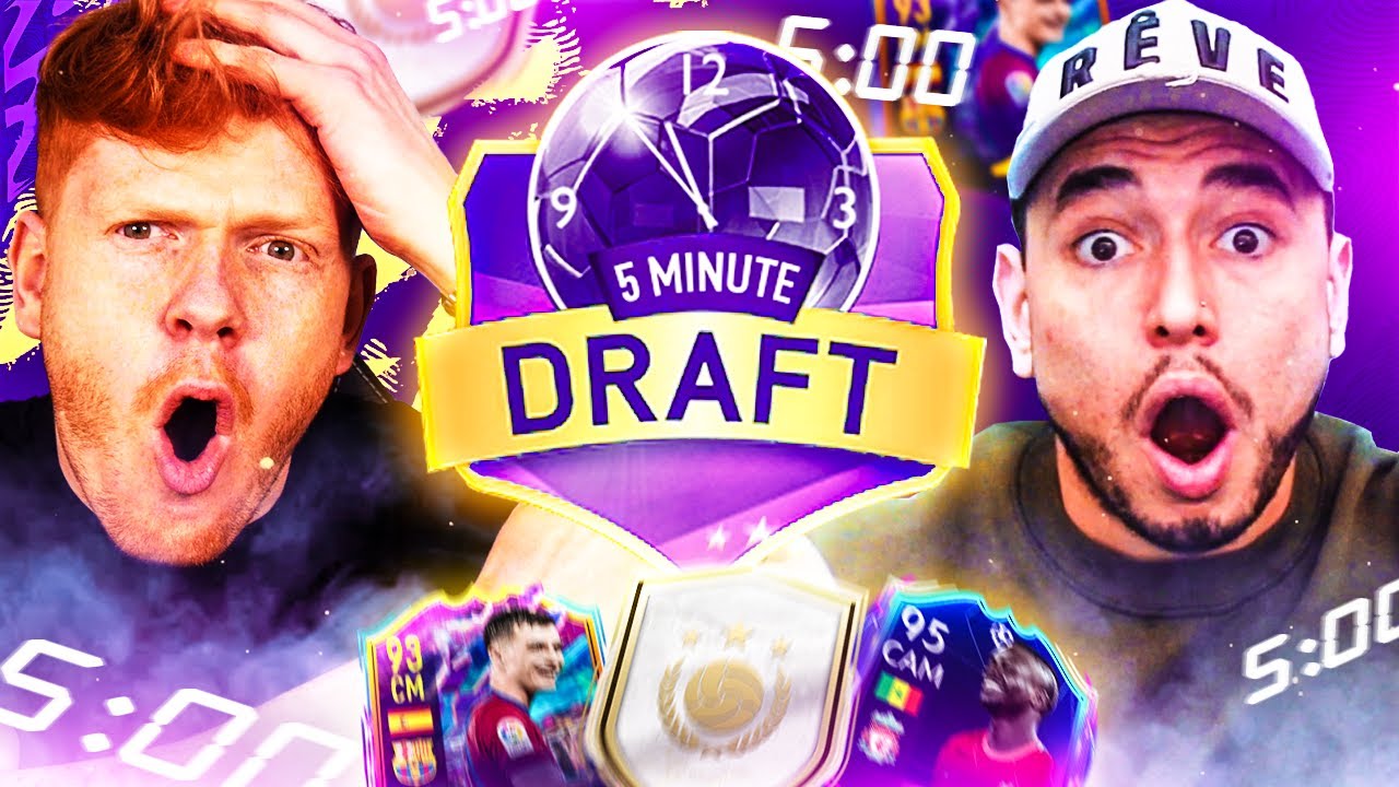 OMG INSANE Icon Moments PACK decides my 5 MINUTE FUT DRAFT VS @Oakelfish - ULTIMATE TEAM