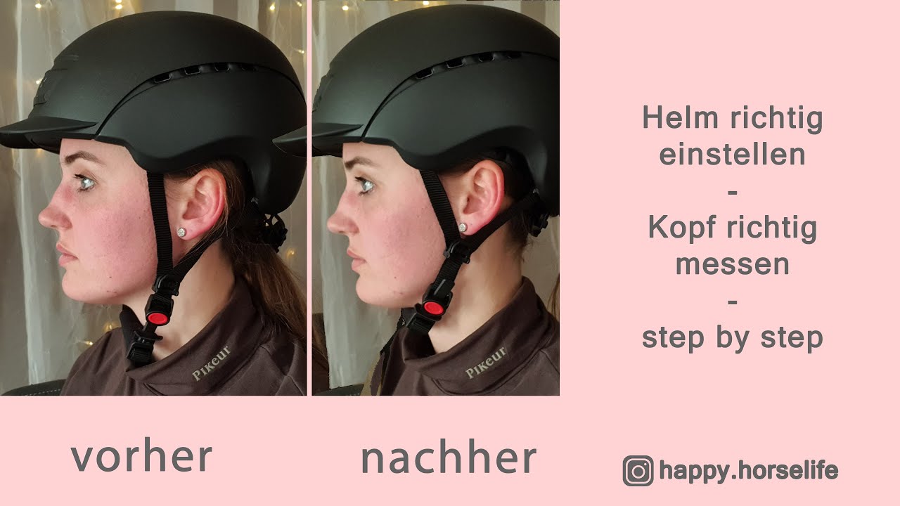 Reithelm richtig einstellen | Kopf ausmessen | am Beispiel vom uvex elexxion plus | reitmodenshop
