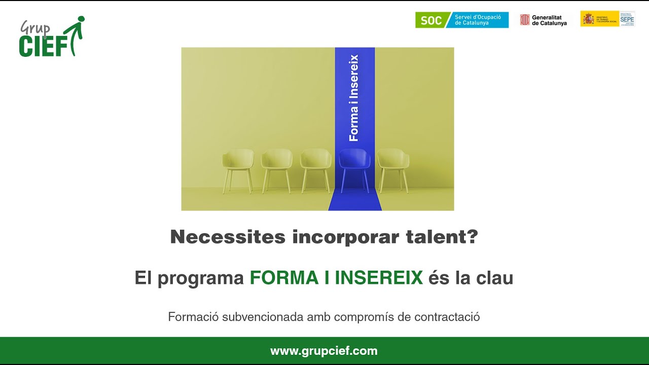 FORMA i INSEREIX 2026
