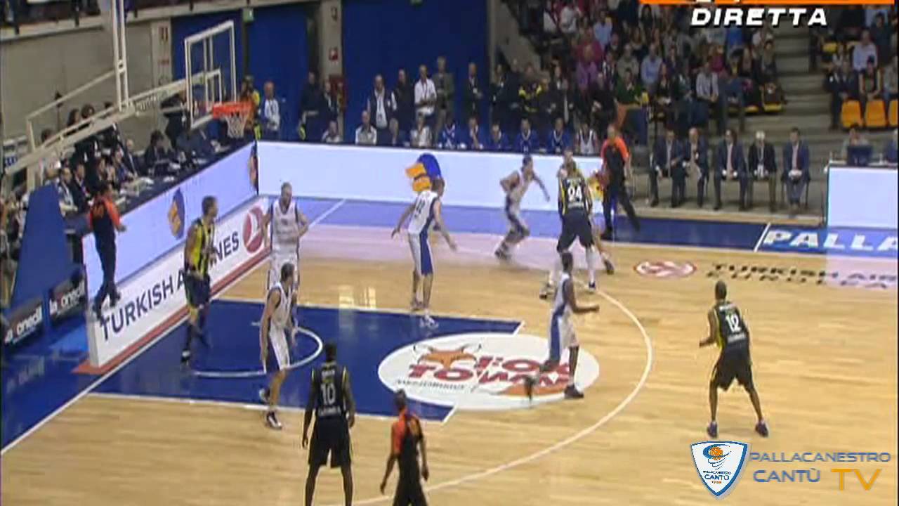 5 Giornata Euroleague: Mapooro Cantù-Fenerbahce Ulker 82-58