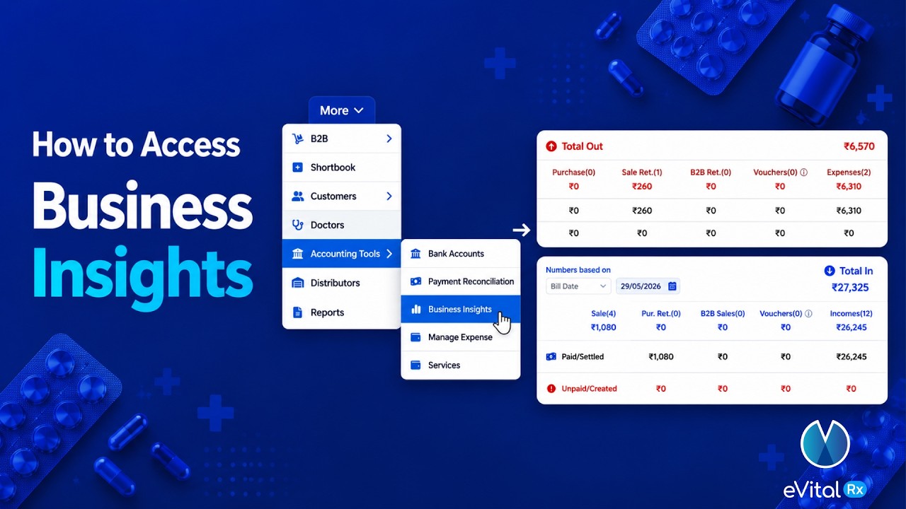 How to Use Business Insights in eVitalRx &ndash; Complete Guide