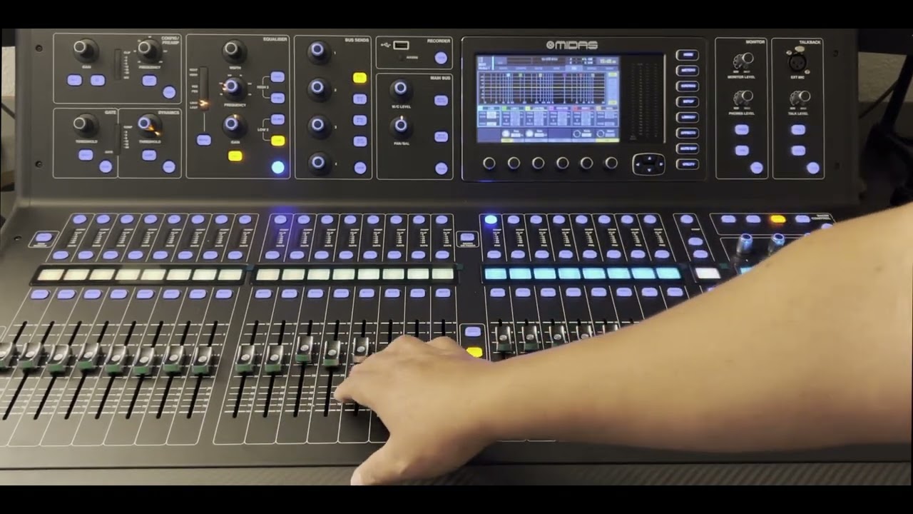 Midas M32 Cómo Calibrar Monitores