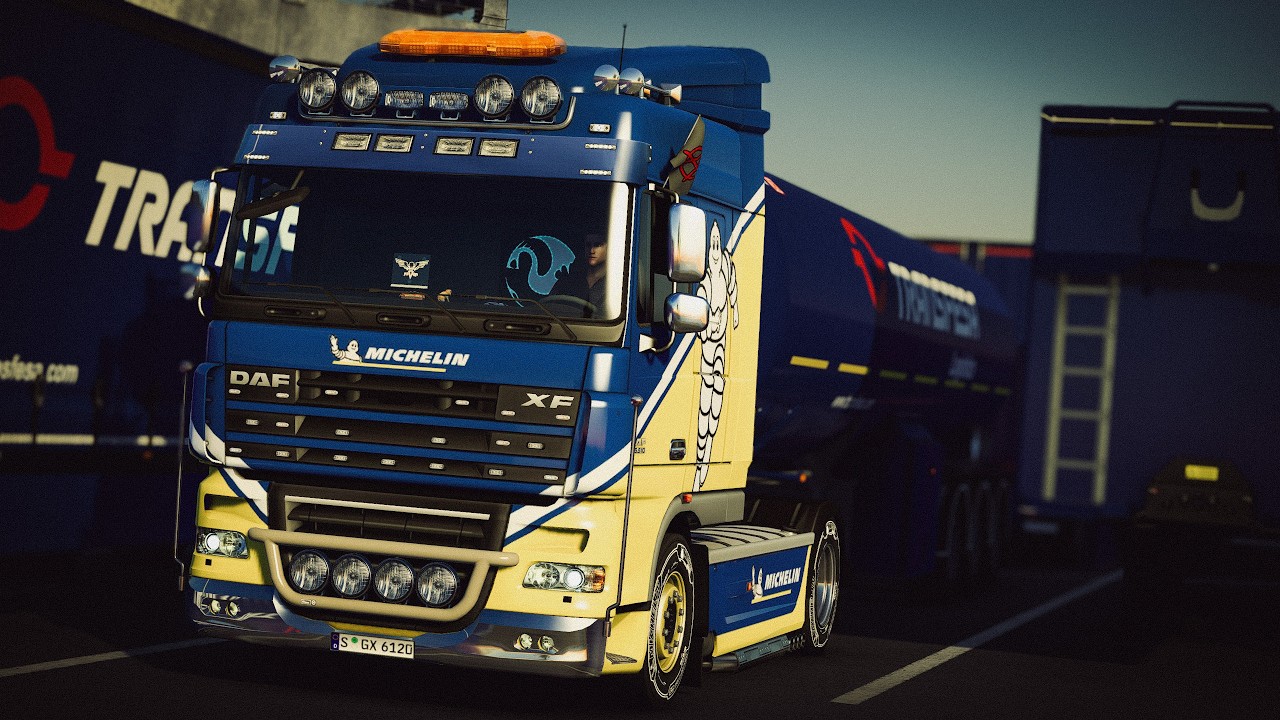 ETS2 | DAF XF105 Open pipe | Hamburg - Kristiansand