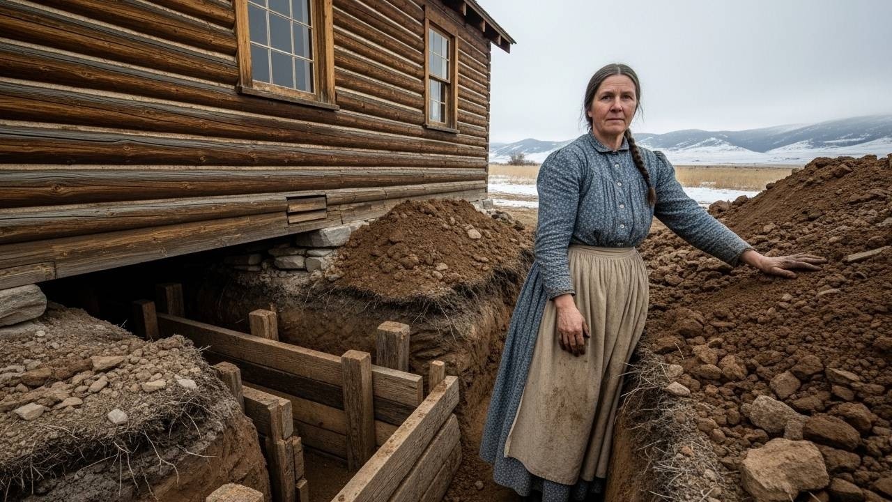 She Made a Hidden Shed Under Her Cabin — Then It Saved Her During a Snowstorm